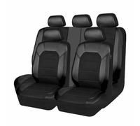 Auto Set Coprisedili Per Renault Clio V Life/Zen/Intens/R.S. Line/Business 2019-2023, 9 Pezzi Pelle Protezione Sedile Anteriori e Fodere Posteriori Auto Interno Accessori,A/9pcs Set Black