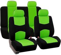 Auto Set Coprisedili per Suzuki Celerio Basic/Club/Comfort 2014-2020 2021 2022 2023 2024 2025, 5 Posti Traspirante Durevole Protezione Sedile Accessori Interni Auto,C-Green
