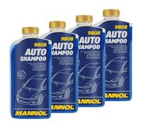 Auto Shampoo Mannol 9808 Biancheria 4 X 1 Litro Ask Lavaggio-Auto Lucido