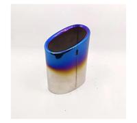 Auto Silenziatore Per BMW 318 X3 E83 F25 Terminale Scarico Per Auto Tubo Acciaio Inossidabile Finitura Cromata Rivestimento Gola Posteriore Modificato(Blu)