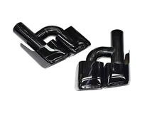 Auto Silenziatori Scarico Per Classe E W212 Per Classe C W204 Terminale Di Scarico Con Ugello A Bocca Quadrata(H-type black 1)