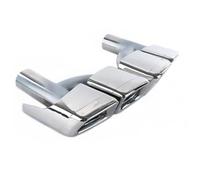 Auto Silenziatori Scarico Per Classe E W212 Per Classe C W204 Terminale Di Scarico Con Ugello A Bocca Quadrata(H-type silver)