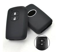 Auto Silicone Chiave Custodia Cover Telecomando for per toyota RAV4 Nero Silica
