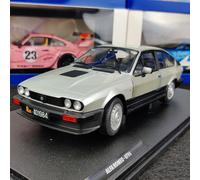 AUTO SOLIDA ALFA ROMEO GTV6 SILVER METALLIC 1984 1:18 NUOVA SCATOLA S1802307