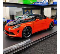 AUTO SOLIDA ALPINE A110 RADICALE ARANCIONE COBALTO 2024 1:18 NUOVA SCATOLA S1...