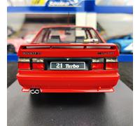 AUTO SOLIDA RENAULT 21 2L TURBO MK1 ABS ROSSO 1988 1:18 NUOVA SCATOLA
