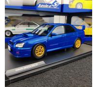 AUTO SOLIDA SUBARU IMPREZA WRX STI SONIC BLUE 2003 1:18 NUOVA SCATOLA S1812301