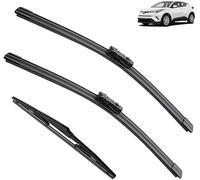 Auto Spazzole Tergicristallo per Toyota C-HR CHR 2016 2017 2018 2019 2020 2021 2022 2023, Spazzola e Braccio del tergicristallo Spazzole Tergicristalli Facile Installazione