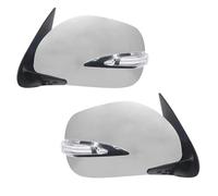 Auto Specchietti Esterni Completi Accessori Specchietto Retrovisore Elettrico Auto Con Riflettore Per Toyota Hiace 200 2005-2015, Esterno Automatico Con Luce A LED(A pair Plating)