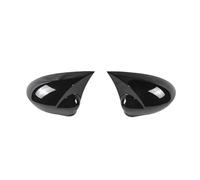 Auto Specchietti Laterali Calotta Specchio Per Fiat Punto 500 2009-2018 Auto Retrovisore Laterale Copertura Dello Specchio Ala Cap Adesivo Porta Esterna Vista Posteriore Caso Trim(Gloss Black)