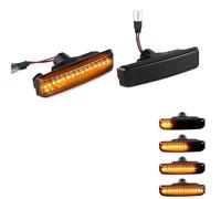 Auto Specchietto Laterale Indicatore 2 Luci Di Segnalazione Laterali A LED Dinamiche, Lampeggianti, Con Effetto Acqua Che Scorre, Per BMW Per Serie 5 E39 09.1995-06.2003(2pcs Dynamic)