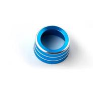 Auto Specchietto Retrovisore Regola Manopola Decorazione Anello Lega Di Alluminio Colorato Per Smart 453 Per Fortwo Per Forfour Interni Interni modanature(Blu)