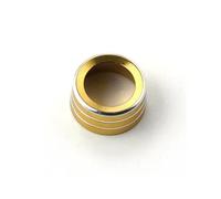 Auto Specchietto Retrovisore Regola Manopola Decorazione Anello Lega Di Alluminio Colorato Per Smart 453 Per Fortwo Per Forfour Interni Interni modanature(Gold)