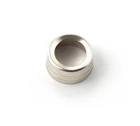 Auto Specchietto Retrovisore Regola Manopola Decorazione Anello Lega Di Alluminio Colorato Per Smart 453 Per Fortwo Per Forfour Interni Interni modanature(Argento)