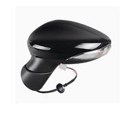 Auto Specchio Esterno Specchietto Retrovisore Per Auto Specchietti Retrovisori Laterali Regolazione Lente 5 Cavi Per Ford Per Fiesta 2009-2015(Black left)