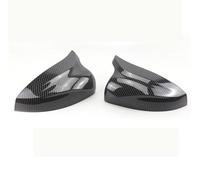 Auto Specchio laterale tappi Per Audi A3 S3 8V RS3 2013-2019 2x Carbon Style Horn Shape Car Rear View Portiera Specchietto Laterale Copertura Tappi Guscio Custodia(Carbon)