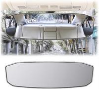 Auto Specchio Retrovisore Grandangolare per Mercedes Benz Mercedes EQ EQC 350 400 EQS 450 580 EQV 300L 300, Antiriflesso Specchio Panoramico Piatto Eliminare Punto Cieco Efficace,B Small