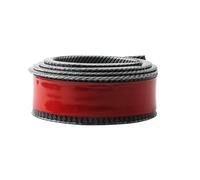 Auto Splash Guard 150cm Universale Paraspruzzi Auto Parafanghi Estensione Svasata Sopracciglio Ruota Modanatura Arco Striscia Gomma Morbida Anticollisione(5.5 Carbon Fiber)