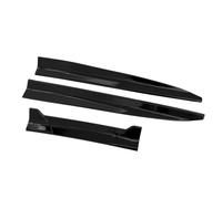 Auto Spoiler davanti e dietro Auto Universale | Kit Splitter Per Strisce Esterne Spoiler Posteriore. Labbro Del Bagagliaio Della Gonna Laterale Nera