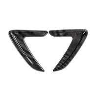 Auto Spoiler Frontali 1 Coppia Per BMW F30 F35 F31 320i 328i 335i 2013-2018 ABS Auto Paraurti Anteriore Side Vent Flusso D'aria Parafango Di Aspirazione Copertura Della Ruota(Look in carbonio)