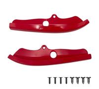 Auto Spoiler Frontali 2x Paraurti Anteriore Labbro Pala Striscia Di Protezione Per Dodge Per Challenger RT/Scat Pack 2015-2020 Diffusore Spoiler Splitter Guard(Rosso)