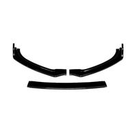 Auto Spoiler Frontali 3 Pz Auto Paraurti Anteriore Labbro Diffusore Per A6 C7.5 Sport 2016-2018 Spoiler Splitter Copertura Trim(Nero lucido)