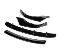 Auto Spoiler Frontali 4PCS Auto Paraurti Anteriore Splitter Labbro Per BMW X3 X4 G01 G02 2018-2021 Diffusore Spoiler Copertura Della Protezione Guardia Deflettore Labbra(Nero lucido)
