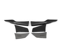 Auto Spoiler Frontali 6 Pz Lip Fin Splitter Spoiler Canard Adesivo Auto Paraurti Anteriore Per Bmw F80 Per M3 Per Bmw F82 Per M4