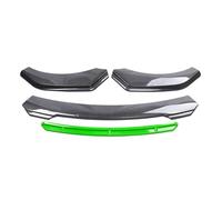 Auto Spoiler Frontali Kit Corpo Labbro Paraurti Anteriore Universale Per Auto Spoiler Striscia Decorativa Paraurti Canard Lip Splitter Guard(Carbon Green)