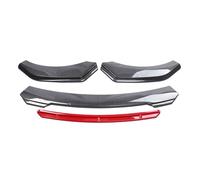 Auto Spoiler Frontali Labbro Paraurti Anteriore Universale Spoiler Striscia Decorativa Paraurti Canard Lip Splitter Parti Esterne Per Lexus(Carbon Red)