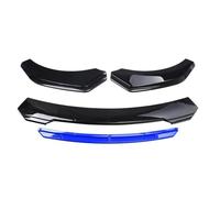 Auto Spoiler Frontali Labbro Paraurti Anteriore Universale Spoiler Striscia Decorativa Paraurti Canard Lip Splitter Parti Esterne Per Subaru(Bright Black Blue)