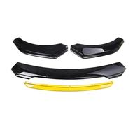 Auto Spoiler Frontali Labbro Paraurti Anteriore Universale Spoiler Striscia Decorativa Paraurti Canard Lip Splitter Parti Esterne Per Subaru(Bright Black Yellow)