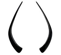 Auto Spoiler Frontali Paraurti Anteriore Air Vent Copertura Trim Per Mercedes Per Benz CLA250 CLA220 C118 X118 2019-2022 Lampada Nebbia Spoiler Aspirazione Splitter Labbro(Look in carbonio)