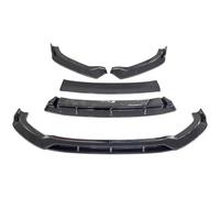 Auto Spoiler Frontali Per A3 S3 2016-2018 2019 8VS 8V7 4PCS Paraurti Anteriore Lip Guard Mento Deflettore Diffusore Protezione Body Kit Labbro Paraurti Anteriore(Nero lucido)
