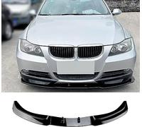 Auto Spoiler frontali per BMW 3 Series E90 E91 320i 325i 2005-2008, Diffusore Labbro Paraurti Anteriore Deflettore Labbra Accessorio Modificato,A/Gloss Black