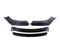 Auto Spoiler Frontali Per BMW F10 F20 E46 E60 E90 Universale Auto Paraurti Anteriore Inferiore Labbro Splitter Spoiler Protettore Diffusore Labbro Paraurti Anteriore(Carbone nero)