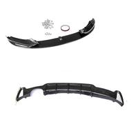 Auto Spoiler Frontali Per BMW F32 Serie 4 Coupé F33 Per Cabrio F36 Per Gran 2014-2019 Spoiler Paraurti Anteriore E Splitter Posteriore Labbro Paraurti Anteriore(Carbone nero)