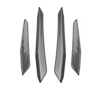 Auto Spoiler Frontali Per BMW G87 Per M2 2023+ Auto Surround Crash Strip 4 Pezzi Crescent Wind Knife Paraurti Anteriore Gonna Laterale Spoiler Labbro Paraurti Anteriore(Carbone nero)