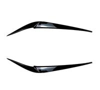 Auto Spoiler Frontali Per BMW X3 X4 G01 G02 2018-2021 Auto Sopracciglio Faro Palpebra Copertura Decorazione Finiture Ciglia Fari Lampada Adesivi ABS(Glassy Black)