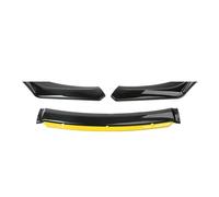 Auto Spoiler Frontali Per Mazda Car Front Bumper Lip Spoiler Body Kit Decorative Bumper Canard Lip Splitter Sedan Larghezza Sotto 176cm Labbro Paraurti Anteriore(Black Yellow)