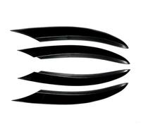 Auto Spoiler Frontali Per Mercedes Per Benz CLASSE C C200 C260 C300 W205 2019-2021 Paraurti Anteriore Lip Splitter Spoiler Trim Copertura Adesivo Labbro Paraurti Anteriore(Nero lucido)