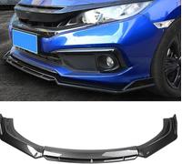 Auto Spoiler Frontali per Skoda Fabia (2001-2024), Anticollisione Paraurti Anteriore Spoiler Lip Splitter Sul Labbro,Carbon Look