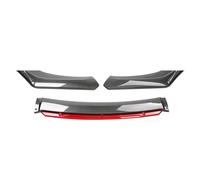 Auto Spoiler Frontali Per Subaru Car Front Bumper Lip Spoiler Body Kit Decorative Bumper Canard Lip Splitter Sedan Larghezza Sotto 176cm Labbro Paraurti Anteriore(Carbon Fiber Red)