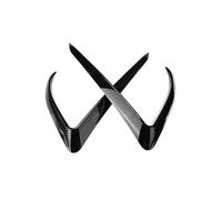 Auto Spoiler Frontali Per Tesla Per Model 3 Parafango Anteriore Alettone Simulazione Presa D'aria Spoiler Copertura Antipolvere Adesivo Fai Da Te Labbro Paraurti Anteriore(Nero lucido)