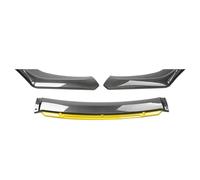 Auto Spoiler Frontali Per Toyota Paraurti Anteriore Spoiler Kit Carrozzeria Striscia Canard Labbro Splitter Berlina Larghezza Inferiore A 176 Cm Labbro Paraurti Anteriore(Carbon Yellow)
