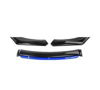 Auto Spoiler Frontali Per Toyota Paraurti Anteriore Spoiler Kit Carrozzeria Striscia Canard Labbro Splitter Berlina Larghezza Inferiore A 176 Cm Labbro Paraurti Anteriore(Nero Blu)