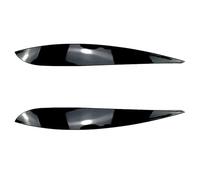 Auto Spoiler Frontali Sopracciglio Del Faro Palpebra Copertura Del Coperchio Del Faro Anteriore Adesivo Per VW PerPolo MK4 9N 9N3 2005 2006 2007 2008 2009(Nero lucido)