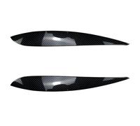 Auto Spoiler Frontali Sopracciglio Del Faro Palpebra Copertura Del Coperchio Del Faro Anteriore Adesivo Per VW PerPolo MK4 9N 9N3 2005 2006 2007 2008 2009(Look in carbonio)