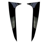 Auto Spoiler Laterale Lunotto Per X4 Per G02 2019 + Spoiler Posteriore Laterale Canard Splitter Auto Lunotto Posteriore Ala Laterale ABS Nero Lucido