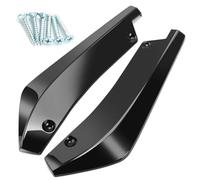 Auto Spoiler Minigonne Laterali 2PCS Per Mitsubishi Per Lancer 2008-2017 Labbro Laterale Diffusore Spoiler Body Kit Valenza Paraurti Posteriore Fin Canard Splitter(Nero)